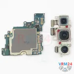 How to disassemble Samsung Galaxy S24+ SM-S921, Step 17/2