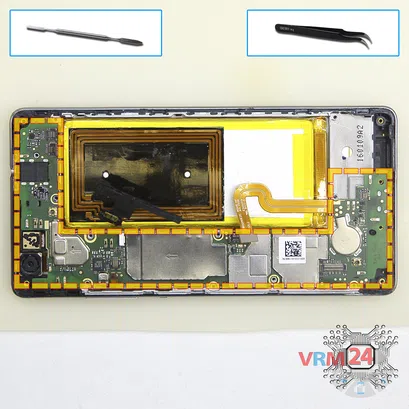 How to disassemble Huawei P8 Lite, Step 10/1