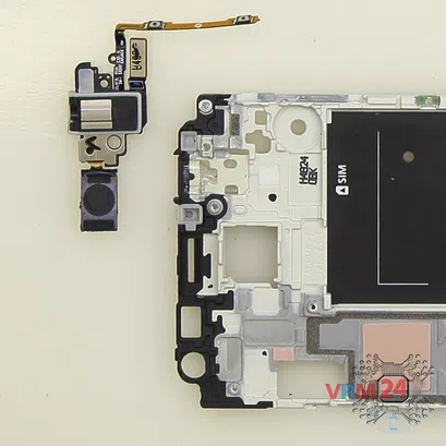 How to disassemble Samsung Galaxy Alpha SM-G850, Step 11/2