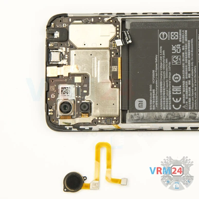 How to disassemble Xiaomi Redmi 10C, Step 8/2