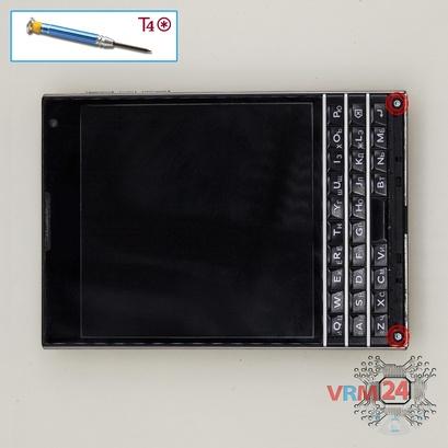 How to disassemble BlackBerry Passport (Q30), Step 2/1
