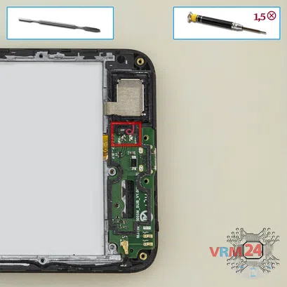 Cómo desmontar Micromax Bolt Ultra 2 Q440, Paso 7/1