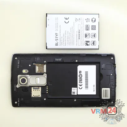 How to disassemble LG G4 H818, Step 2/2