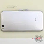 Как разобрать ZTE Blade S6, Шаг 1/2