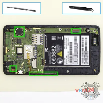 Como desmontar Acer Liquid Z200 por si mesmo, Passo 6/1