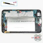 Cómo desmontar Samsung Galaxy Tab 3 7.0'' SM-T211, Paso 7/1