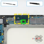 How to disassemble Samsung Galaxy Tab S2 9.7'' SM-T819, Step 10/1