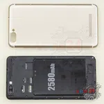 How to disassemble Doogee X20, Step 1/2