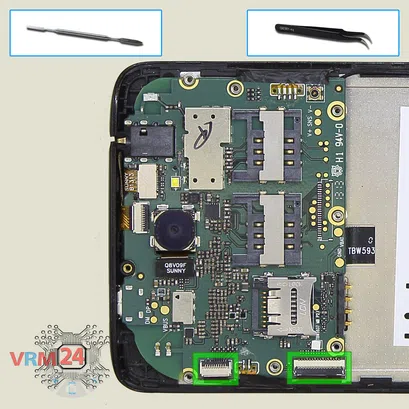 How to disassemble Highscreen Omega Prime XL, Step 7/1