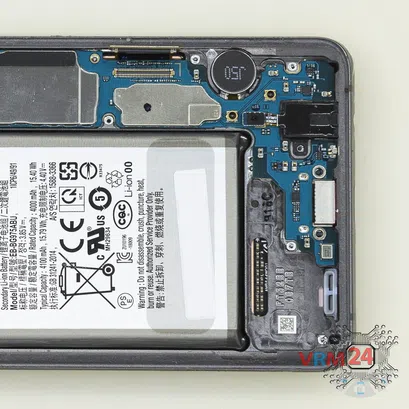 Cómo desmontar Samsung Galaxy S10 Plus SM-G975, Paso 7/3