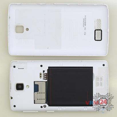 How to disassemble Lenovo A1000, Step 1/1