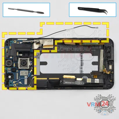 How to disassemble HTC One M9 Plus, Step 14/1