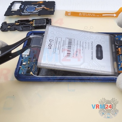 Cómo desmontar Samsung Galaxy A9 Pro (2019) SM-G887, Paso 11/3