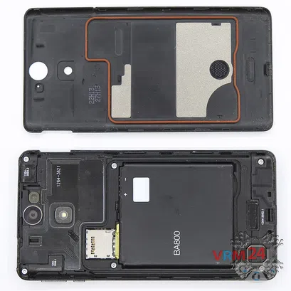 How to disassemble Sony Xperia V, Step 1/2