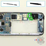 Cómo desmontar Samsung Galaxy S5 mini SM-G800, Paso 11/1