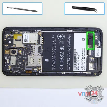 How to disassemble Asus ZenFone C ZC451CG, Step 7/1