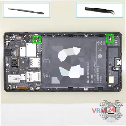 How to disassemble Xiaomi RedMi Note 1S, Step 5/1