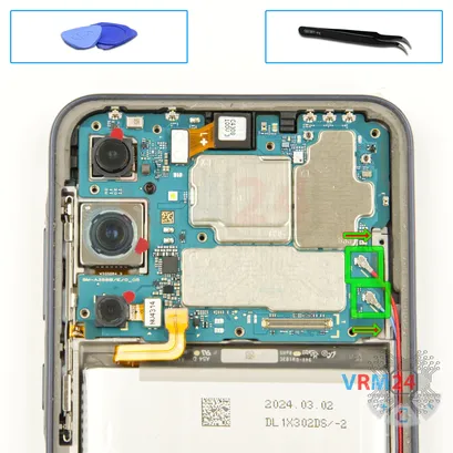 How to disassemble Samsung Galaxy A35 5G SM-A356, Step 14/1