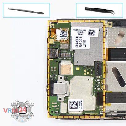 How to disassemble Alcatel OT Idol 2 6037Y, Step 9/1