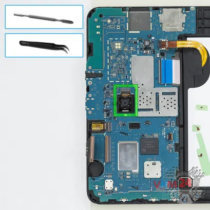 Как разобрать Samsung Galaxy Tab E 9.6'' SM-T560, Шаг 6/1