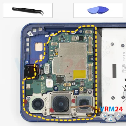 How to disassemble Samsung Galaxy S25 SM-S931, Step 16/1