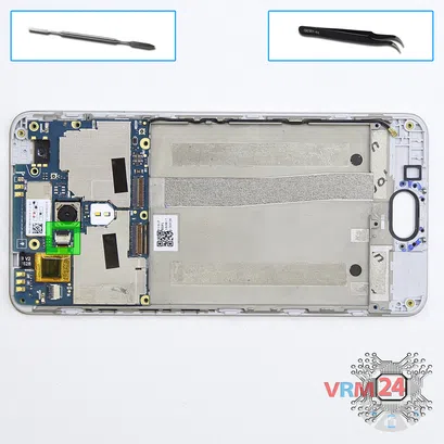 How to disassemble Meizu M3s mini Y685H, Step 16/1