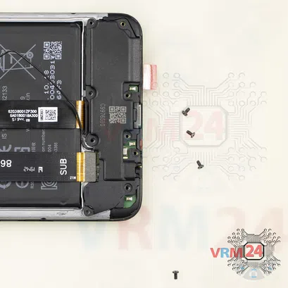 How to disassemble Samsung Galaxy A20s SM-A207, Step 8/2