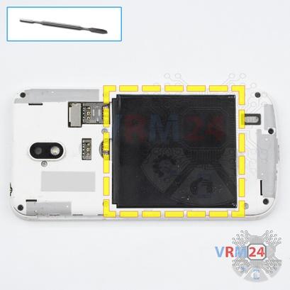 How to disassemble Nokia 1 TA-1047, Step 3/1