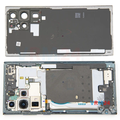 Cómo desmontar Samsung Galaxy S22 Ultra SM-S908, Paso 4/2