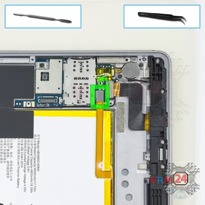 Cómo desmontar Huawei MediaPad M3 Lite 8", Paso 7/1