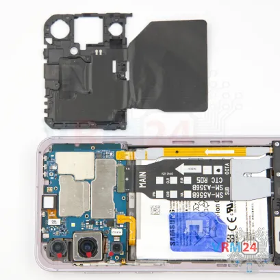 How to disassemble Samsung Galaxy A55 SM-A556, Step 6/2