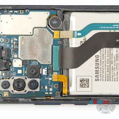 Cómo desmontar Samsung Galaxy A71 5G SM-A7160, Paso 6/2