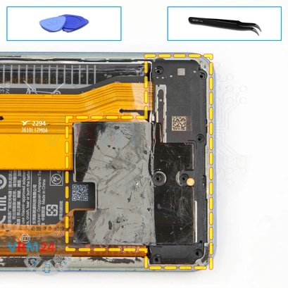 How to disassemble Xiaomi 12T, Step 8/1