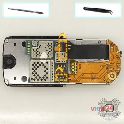 How to disassemble Nokia 8800 Sirocco RM-165, Step 6/1