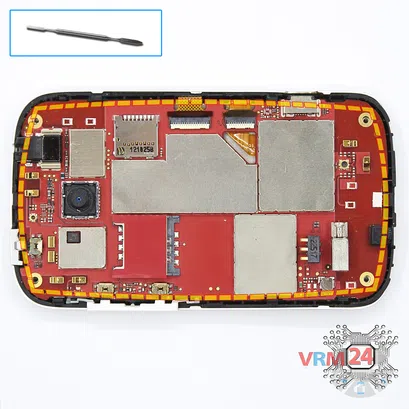 How to disassemble HTC Desire C, Step 7/1