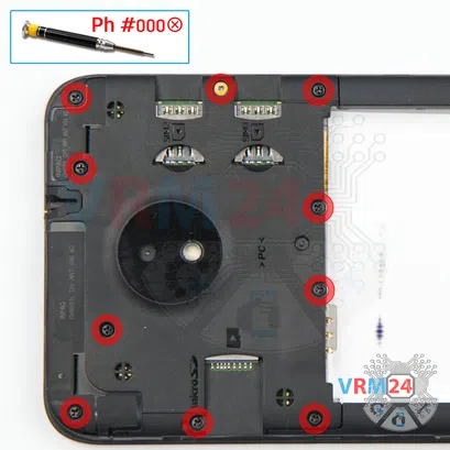 How to disassemble Nokia C20 TA-1352, Step 4/1