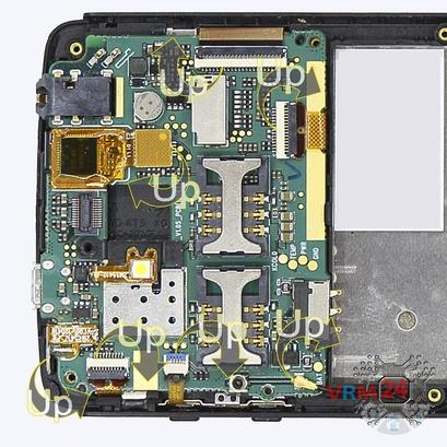 How to disassemble Philips Xenium W732, Step 8/2