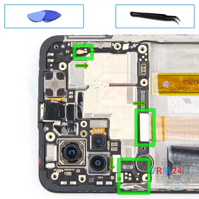 Como desmontar vivo V21e por si mesmo, Passo 15/1