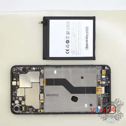 How to disassemble Meizu U20 U685Q, Step 9/2