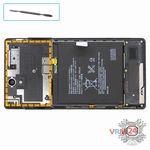 How to disassemble Sony Xperia C3, Step 3/1