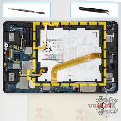 How to disassemble Samsung Galaxy Tab A 10.5'' SM-T595, Step 9/1