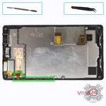 How to disassemble Nokia X2 RM-1013, Step 9/1