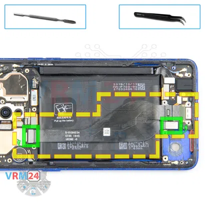 Como desmontar Realme X2 Pro por si mesmo, Passo 9/1
