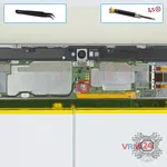 How to disassemble Huawei MediaPad M3 Lite 10'', Step 5/1