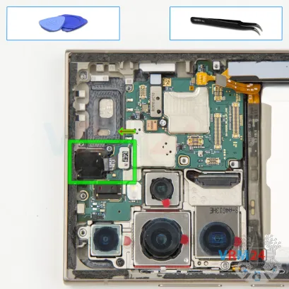 How to disassemble Samsung Galaxy S24 Ultra SM-S928, Step 15/1