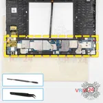 How to disassemble Lenovo Tab M10 TB-X605L, Step 13/1