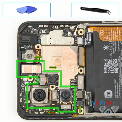 Como desmontar Xiaomi POCO X4 GT por si mesmo, Passo 15/1