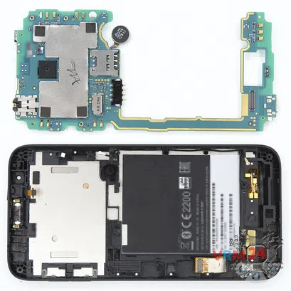 How to disassemble HTC Desire 510, Step 6/2