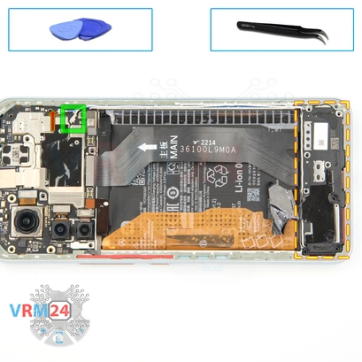How to disassemble Xiaomi 12 Lite, Step 8/1