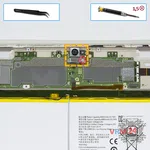 Как разобрать Huawei MediaPad M2 10'', Шаг 14/1